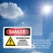 Signmission Electrocution Hazard Crane Danger Sign, Vinyl Decal, 10in W x 7in L, 2PK OS-2PACK-DS-D-710-L-1764 - alternate 2